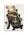 Wall art painting - Dog and a journey through the woods Barrett Biggers | FEEBY