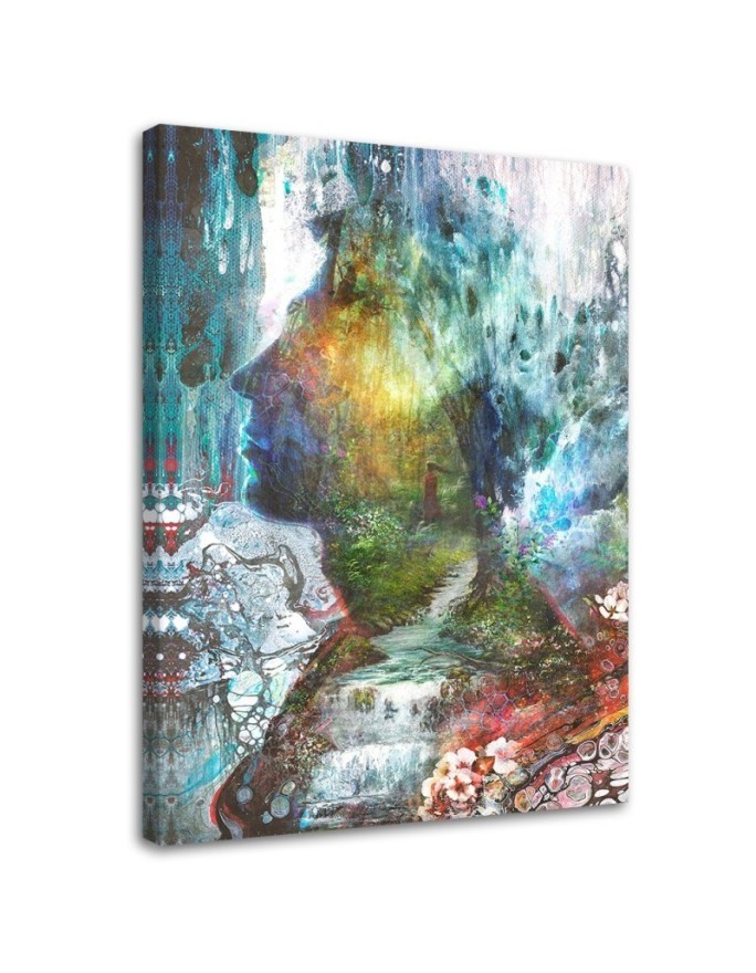 Designer Canvas prints - Magical figure in a forest Barrett Biggers | FEEBY