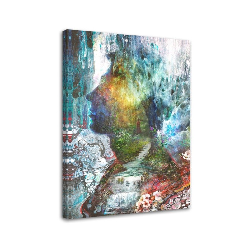 Designer Canvas prints - Magical figure in a forest Barrett Biggers | FEEBY