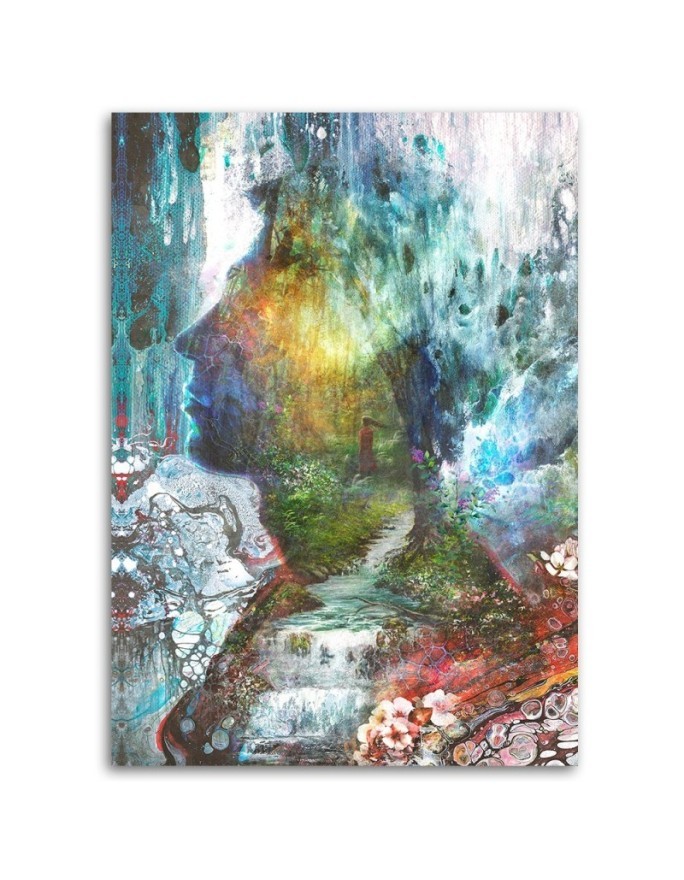 Designer Canvas prints - Magical figure in a forest Barrett Biggers | FEEBY