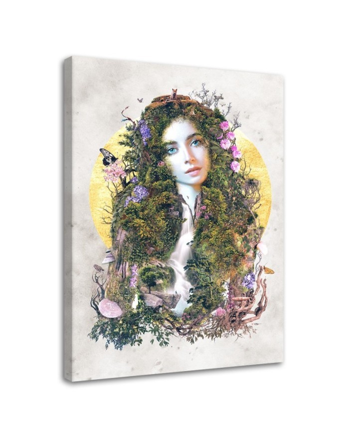 Prints on Canvas for living room - Mother earth | FEEBY