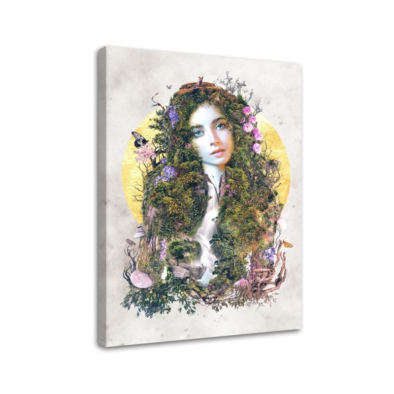 Prints on Canvas for living room - Mother earth | FEEBY
