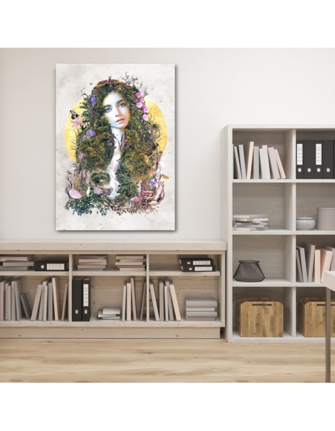 Prints on Canvas for living room - Mother earth | FEEBY