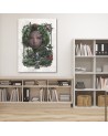 Wall art painting - Forest animal queen Barrett Biggers | FEEBY