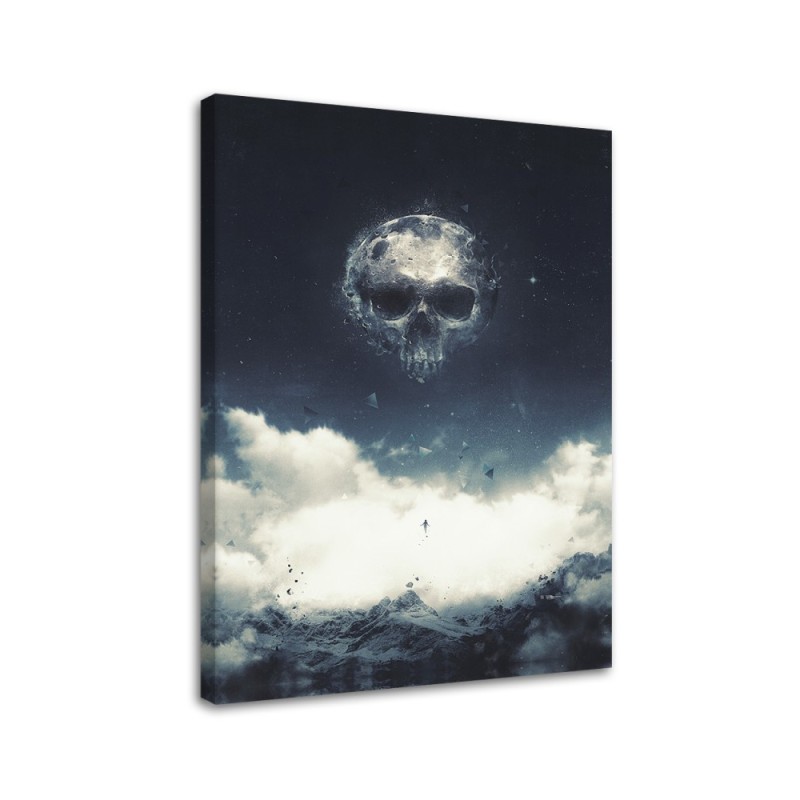 Wall art painting - Skull in the sky Barrett Biggers | FEEBY