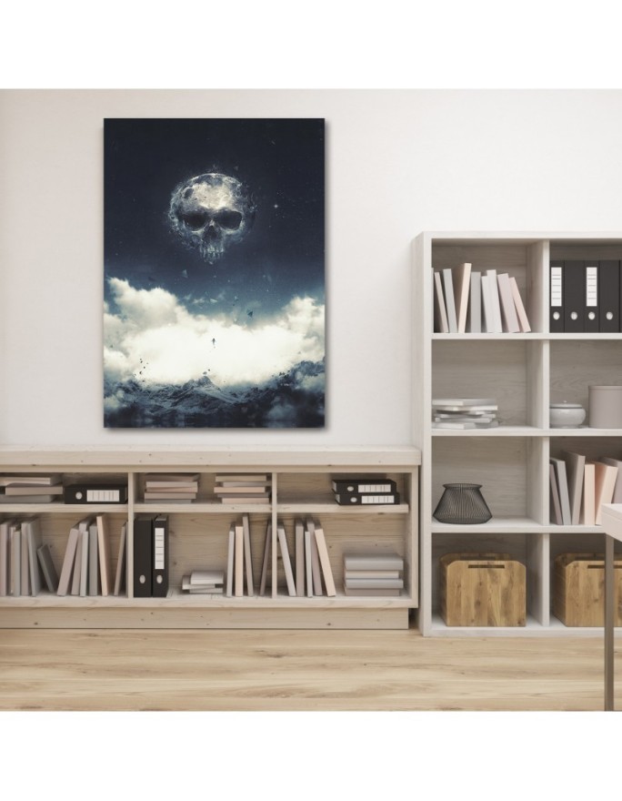 Wall art painting - Skull in the sky Barrett Biggers | FEEBY