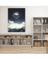 Wall art painting - Skull in the sky Barrett Biggers | FEEBY