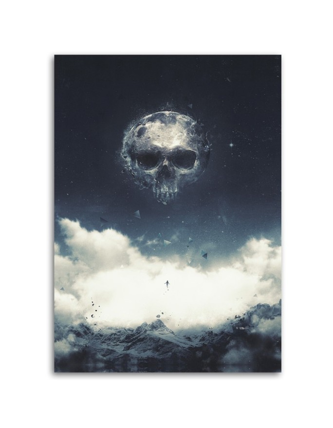 Wall art painting - Skull in the sky Barrett Biggers | FEEBY
