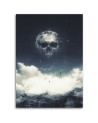 Wall art painting - Skull in the sky Barrett Biggers | FEEBY