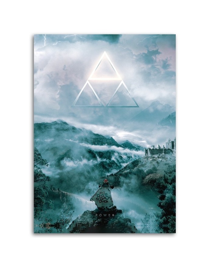 Wall Canvas painting - Magic triangle in the sky Barrett Biggers | FEEBY