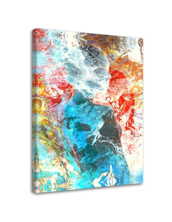 Wall art Canvas - Colourful figure Barrett Biggers | FEEBY