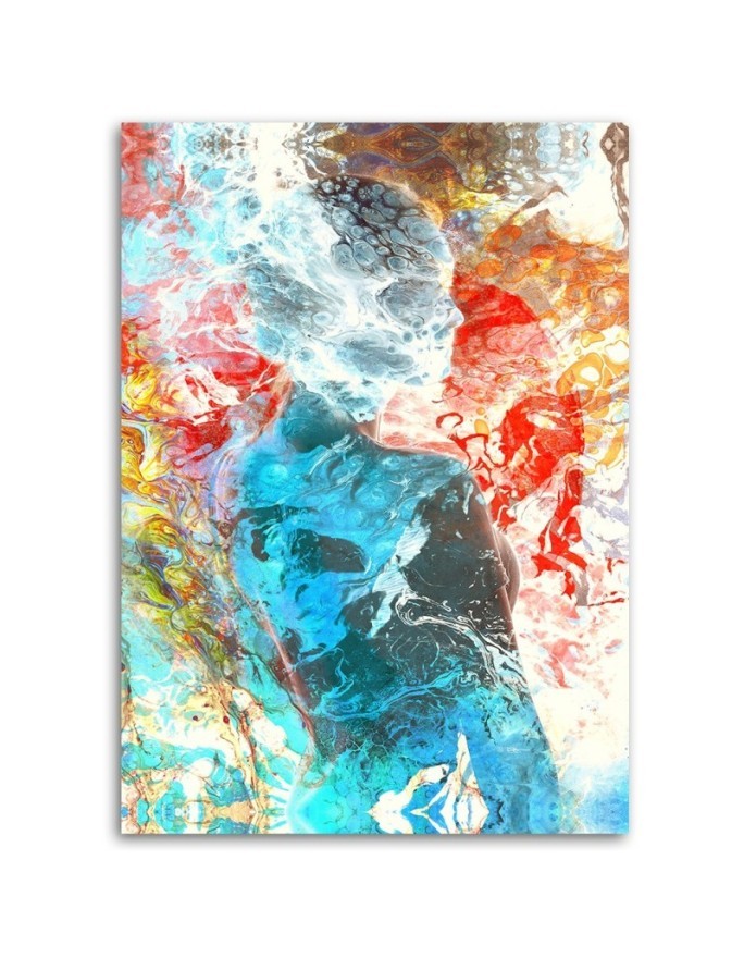 Wall art Canvas - Colourful figure Barrett Biggers | FEEBY