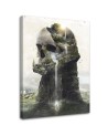 Wall Canvas painting - Skull waterfall Barrett Biggers | FEEBY