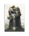 Wall Canvas painting - Skull waterfall Barrett Biggers | FEEBY
