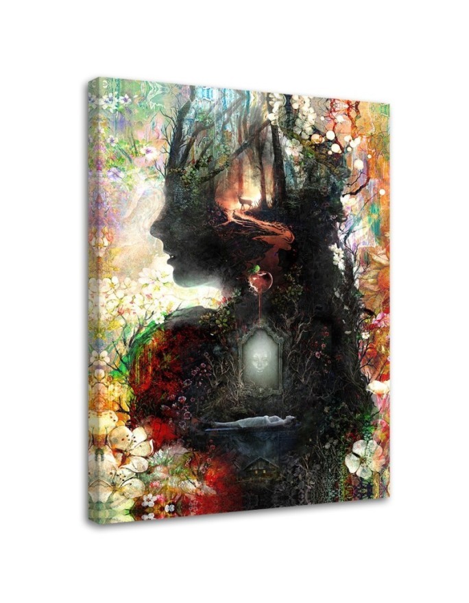 Wall painting - Woman Snow White Barrett Biggers | FEEBY