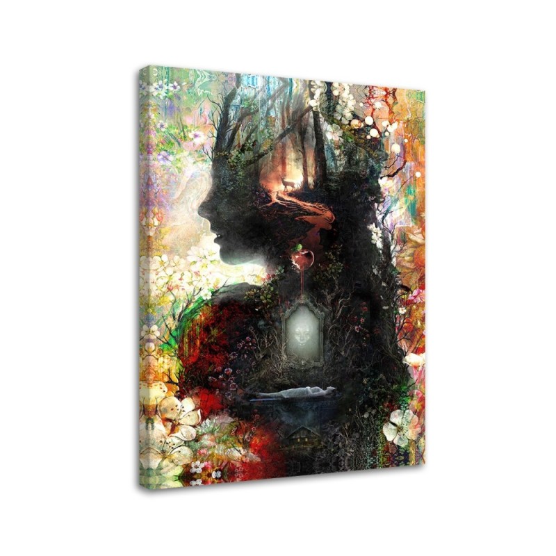 Wall painting - Woman Snow White Barrett Biggers | FEEBY
