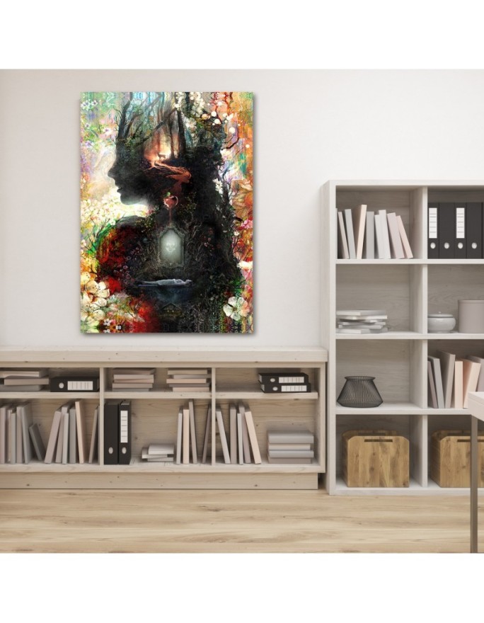 Wall painting - Woman Snow White Barrett Biggers | FEEBY