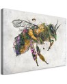 Canvas prints for the modern living room - Bee with flowers Barrett Biggers | FEEBY