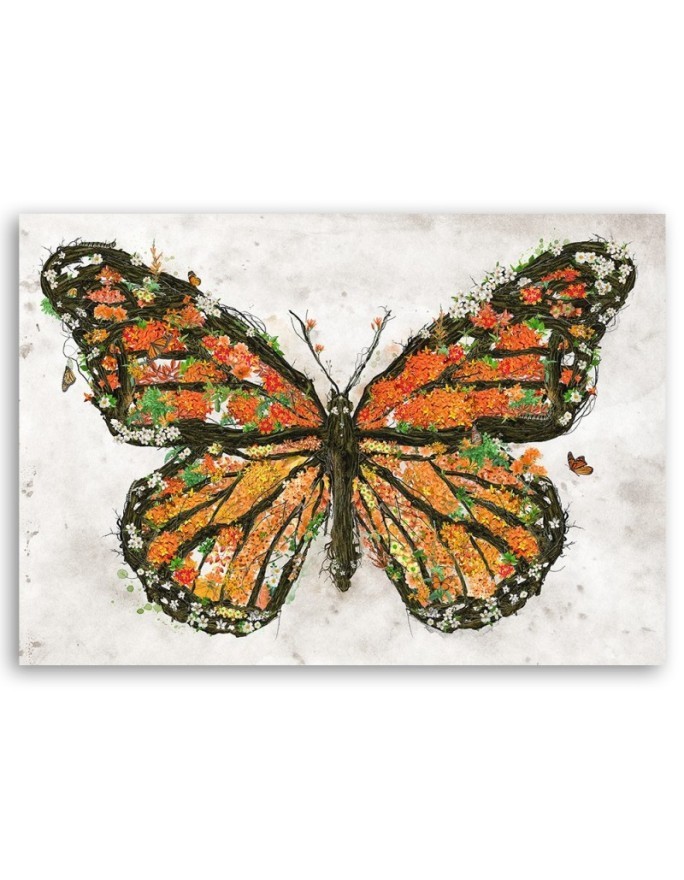 Wall art painting - Butterfly and magical wings Barrett Biggers | FEEBY