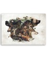Wall painting - Forest wildlife Barrett Biggers | FEEBY