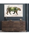 Wall art painting - Tiger Surreal Wildlife Barrett Biggers | FEEBY