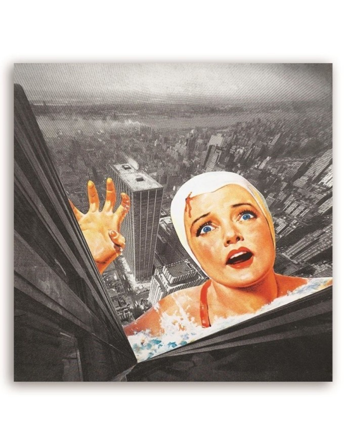 Fashionable Canvas prints - Falling woman from the top of a building Lili Chartrand | FEEBY