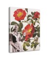 Wall art painting - Woman painting flowers Lili Chartrand | FEEBY