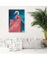 Wall art painting - Duck in pink dress Lili Chartrand | FEEBY