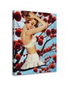 Bedroom painting - Woman in white skirt Lili Chartrand | FEEBY