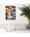 Bedroom painting - Woman in white skirt Lili Chartrand | FEEBY