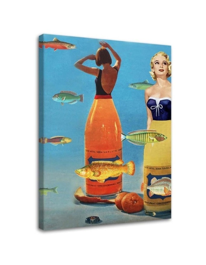 Modern painting - Women in bottle skirts Lili Chartrand | FEEBY