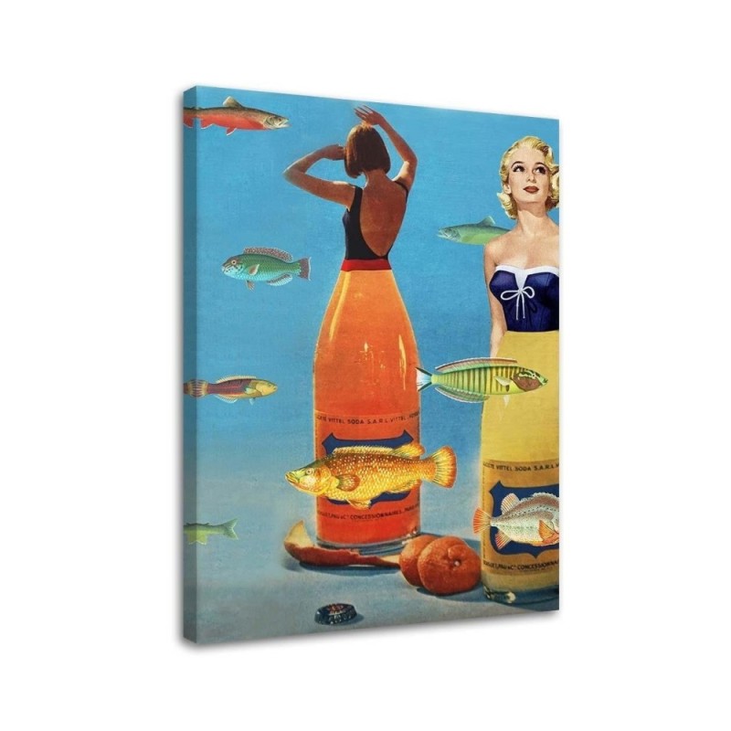 Modern painting - Women in bottle skirts Lili Chartrand | FEEBY