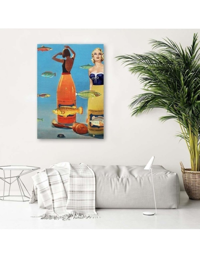 Modern painting - Women in bottle skirts Lili Chartrand | FEEBY