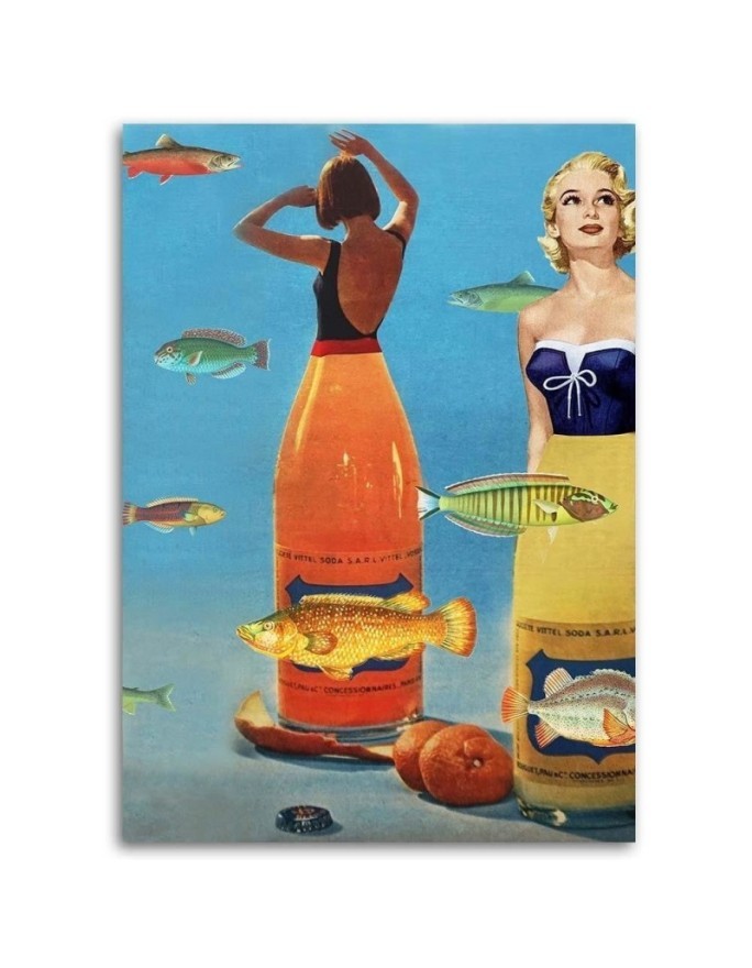 Modern painting - Women in bottle skirts Lili Chartrand | FEEBY