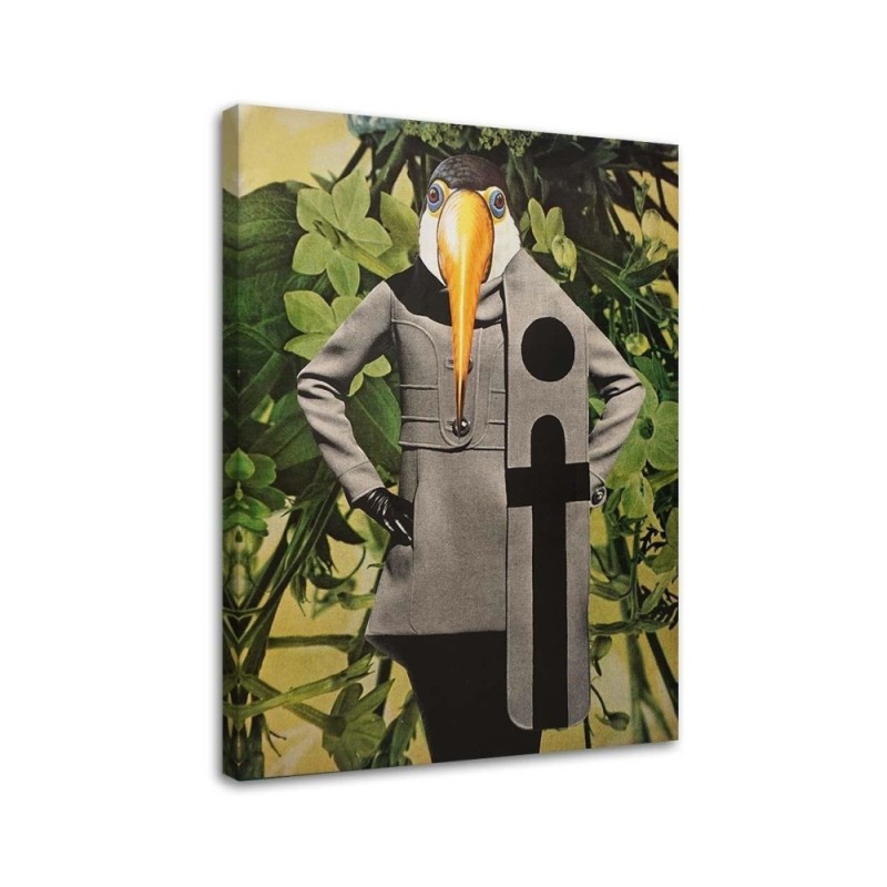 Canvas prints for living room - Woman with bird's head Lili Chartrand | FEEBY