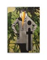 Canvas prints for living room - Woman with bird's head Lili Chartrand | FEEBY