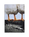 Living room painting - Hens standing on mountains Lili Chartrand | FEEBY