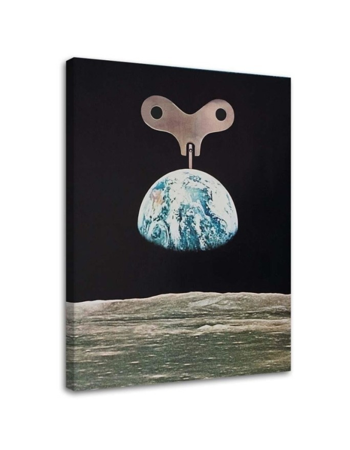Canvas print - Planet earth as a music box Lili Chartrand | FEEBY