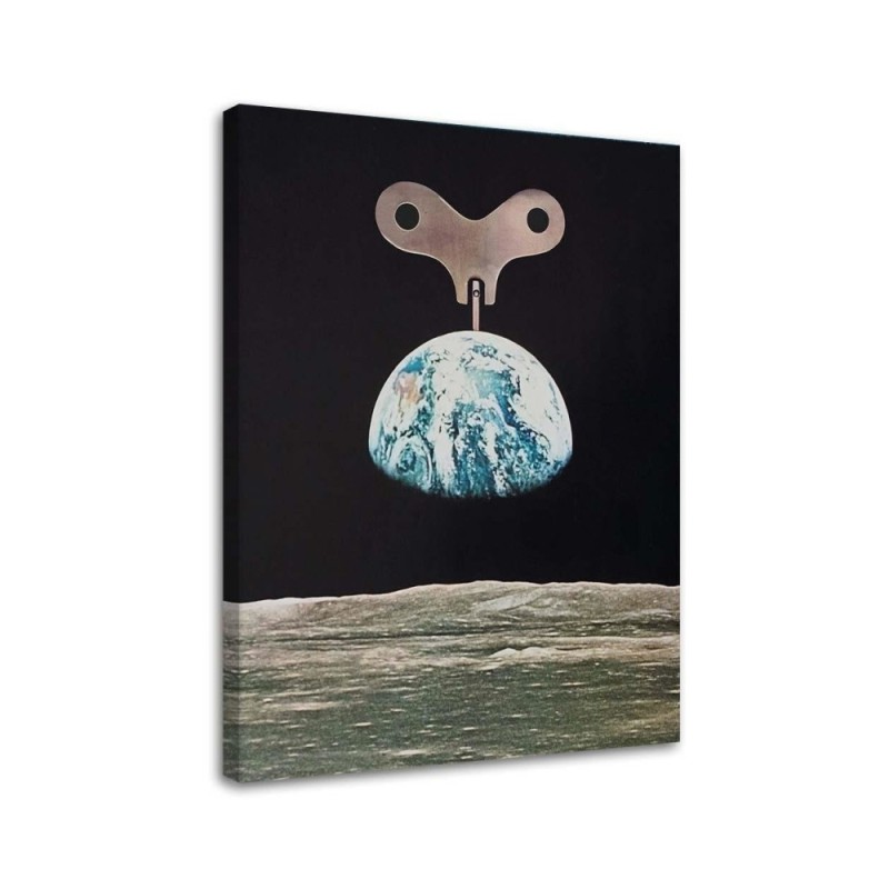 Canvas print - Planet earth as a music box Lili Chartrand | FEEBY