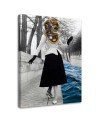 Wall painting - Woman with diver's helmet Lili Chartrand | FEEBY