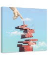 Modern painting for living room - Abstraction by Zehem Chong | FEEBY