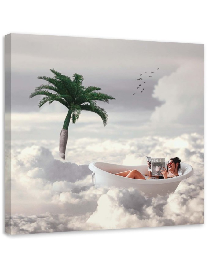 Canvas print Bathing in the...