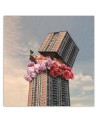 Modern Canvas paintings - Flowers in a skyscraper Zehem Chong | FEEBY
