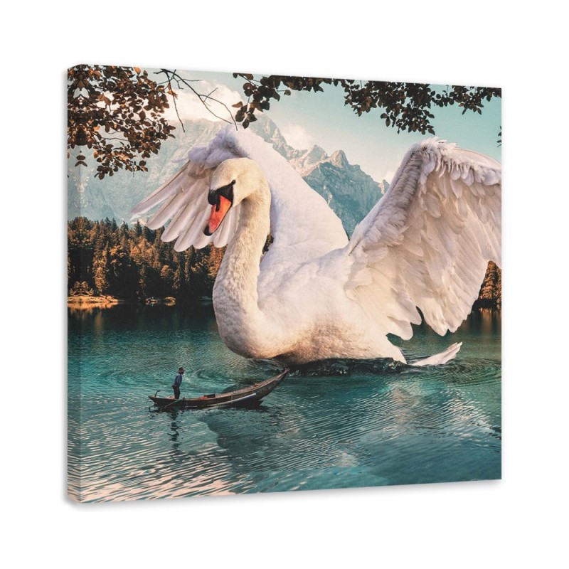 Pictures wall art for living room - Great swan Zehem Chong | FEEBY