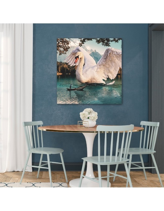 Pictures wall art for living room - Great swan Zehem Chong | FEEBY