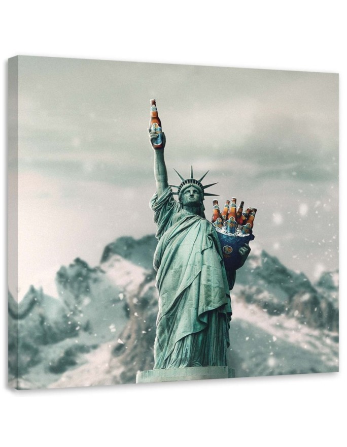 Designer Canvas paintings for living room - Statue of liberty Zehem Chong | FEEBY