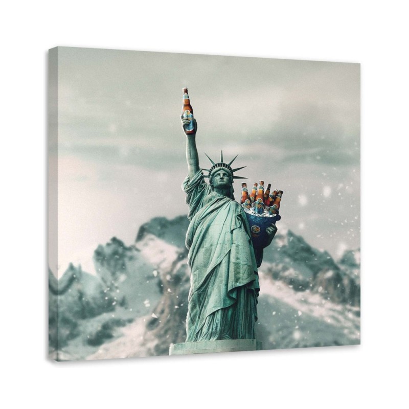 Designer Canvas paintings for living room - Statue of liberty Zehem Chong | FEEBY
