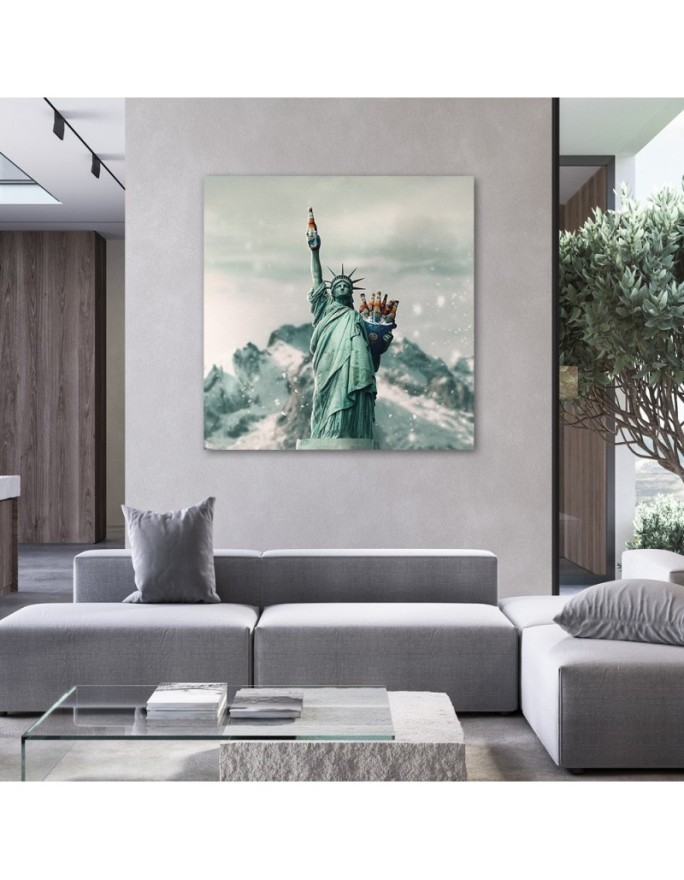 Designer Canvas paintings for living room - Statue of liberty Zehem Chong | FEEBY
