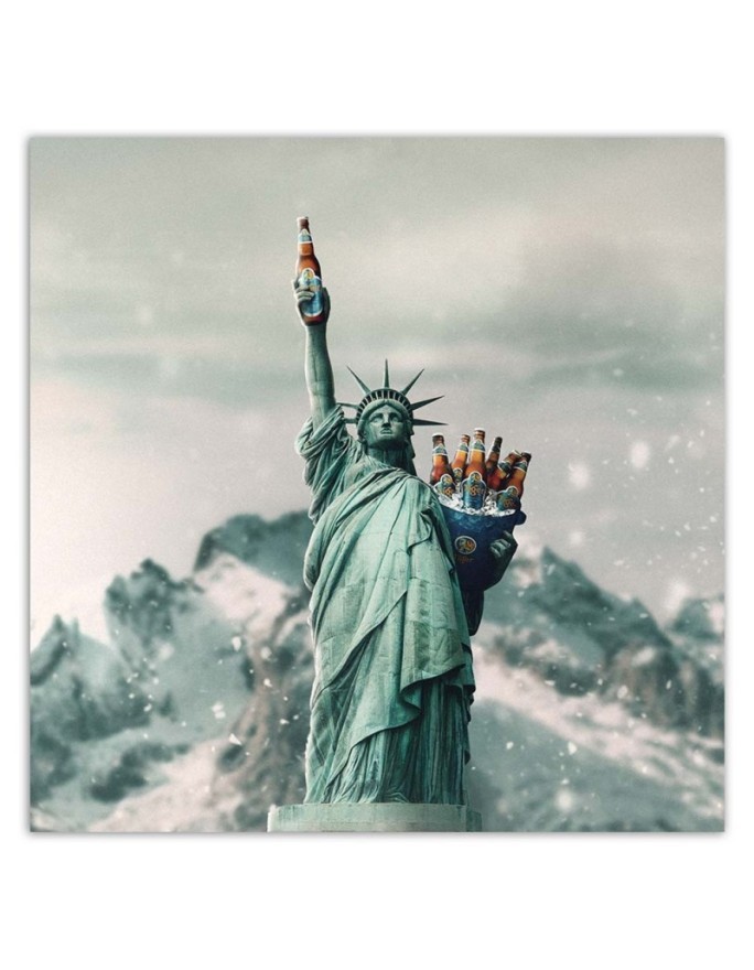 Designer Canvas paintings for living room - Statue of liberty Zehem Chong | FEEBY