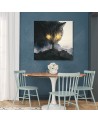 Stylish paintings for living room - Cat with yellow eyes Zehem Chong | FEEBY